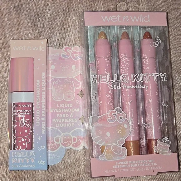 wet n wild -limited edition🎀Hello Kitty🎀 50th Anniversary bundle
